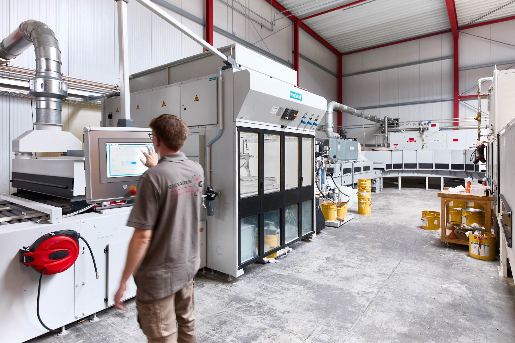 holzlackierung maschine giesguth