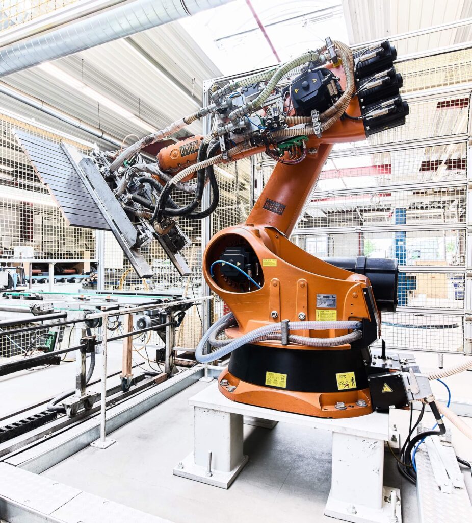 profilummantelung giesguth roboter greifarm